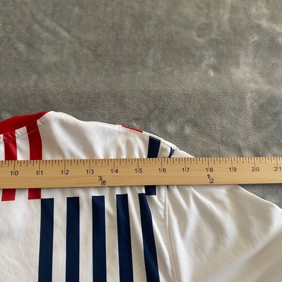 FIFA World Cup Qatar 2022 USA Soccer Jersey Large Red White Blue Official Licens - Picture 11 of 12